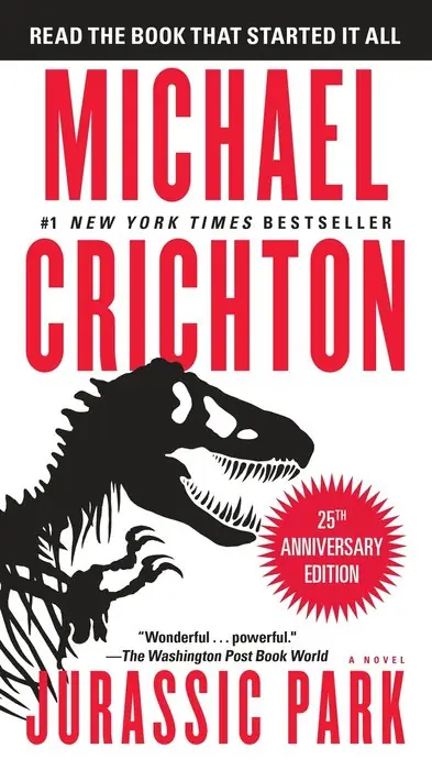 Cover of Jurassic Park by Michael Crichton