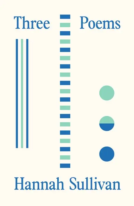 Cover of Three Poems by Hannah Sullivan