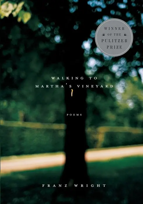 Cover of Walking to Martha's Vineyard by Franz Wright