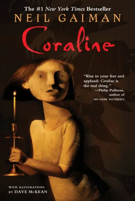 Cover of Coraline by Neil Gaiman