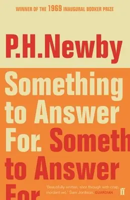 Cover of Something to Answer For by P. H. Newby
