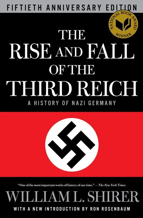 Cover of The Rise and Fall of the Third Reich by William L. Shirer